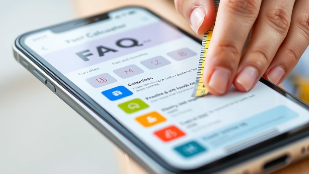 accurate measurement input guidelines