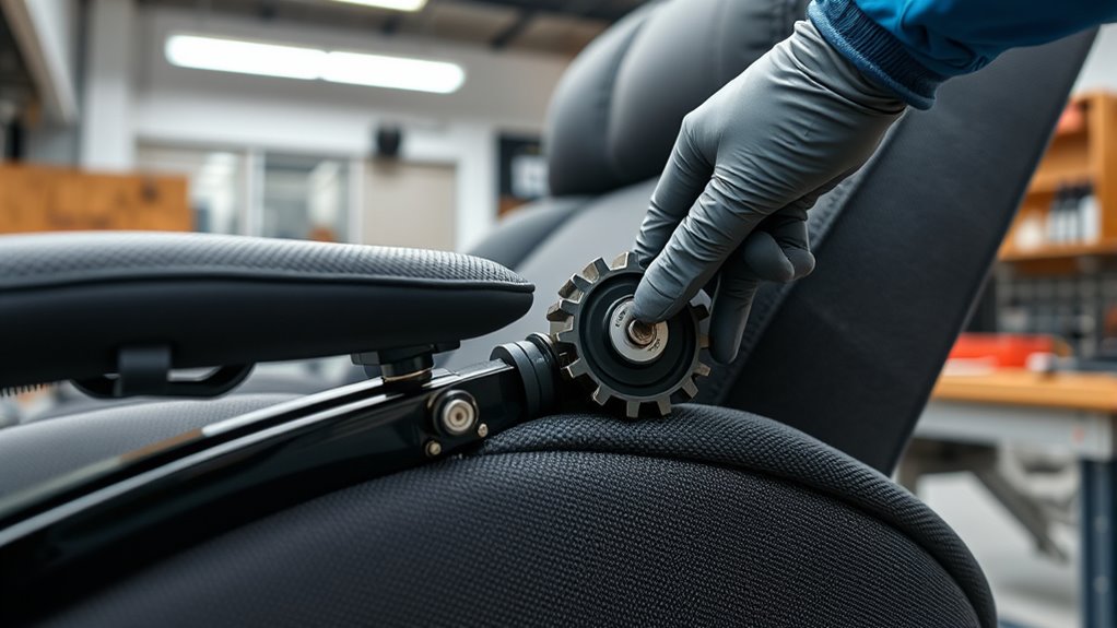 adjust recline mechanism properly