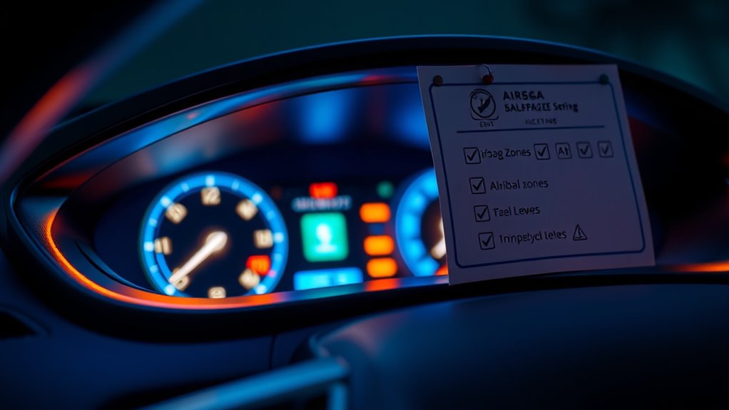 airbag warning signs awareness