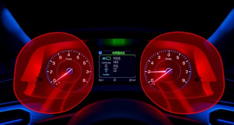 airbag zones and intensity