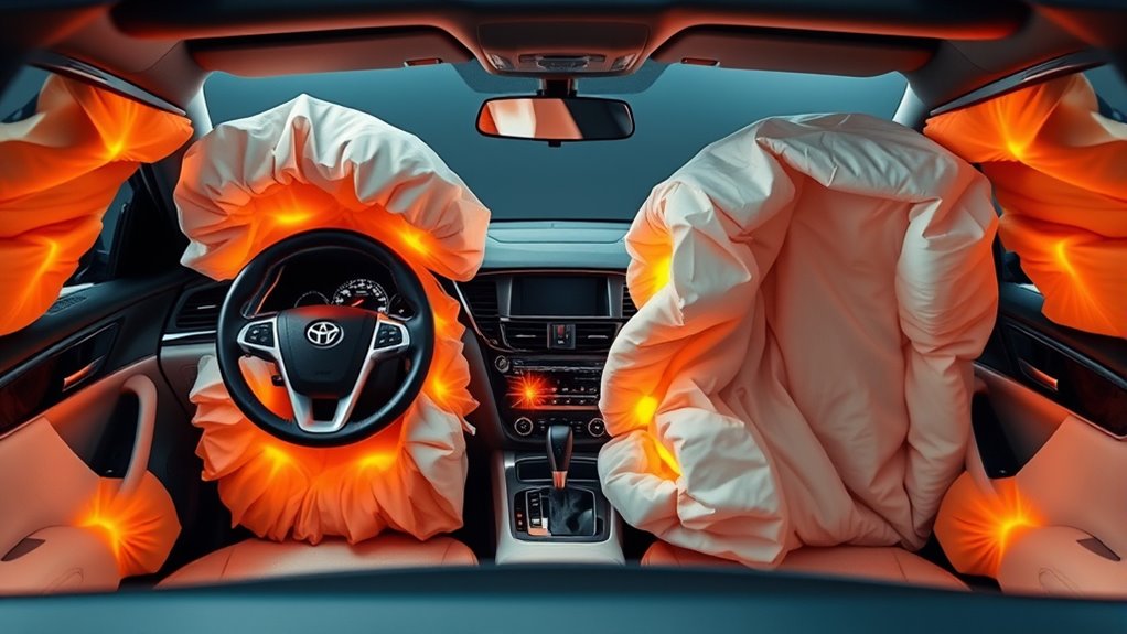 airbag zones and safety