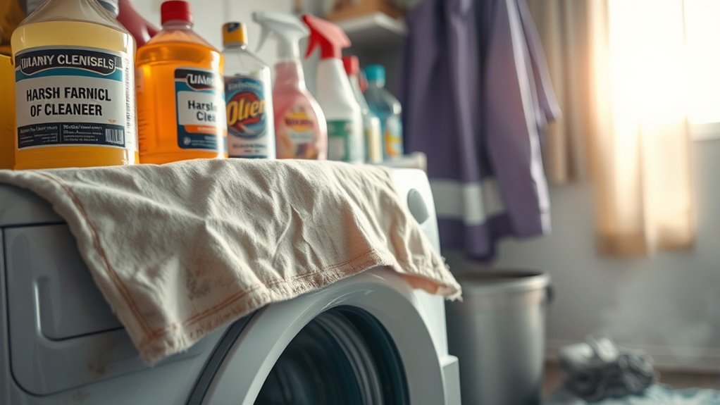 avoid harsh chemical exposure