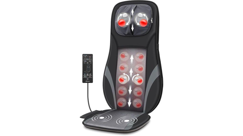 back massager with heat