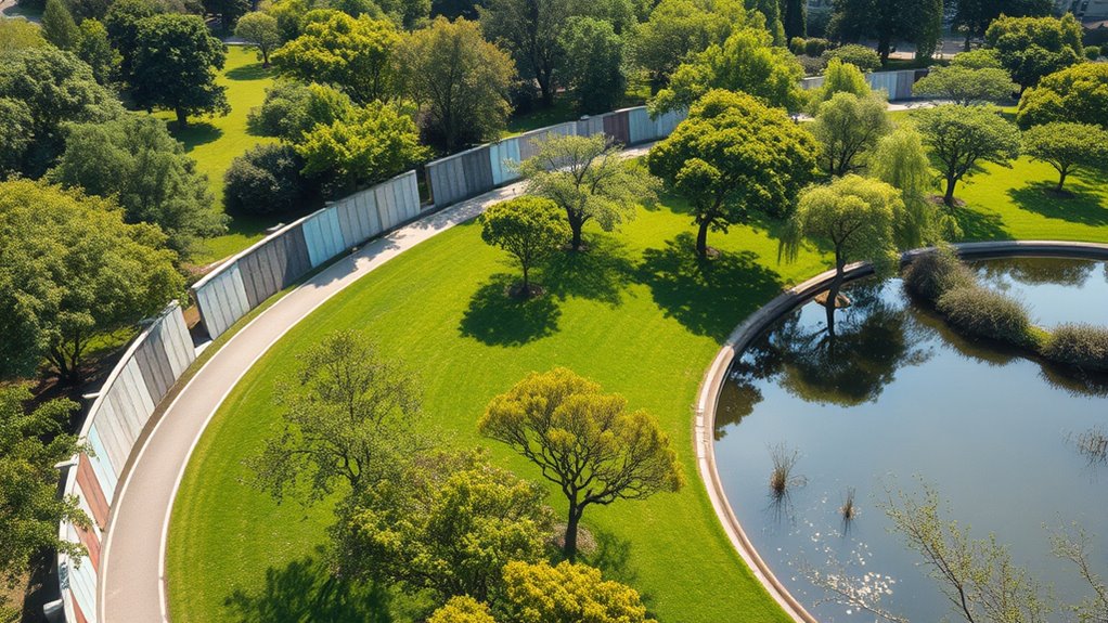 balance open spaces with sound barriers