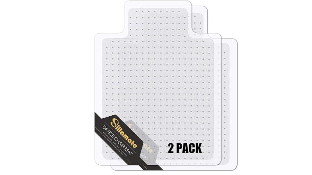 carpeted floor chair mats