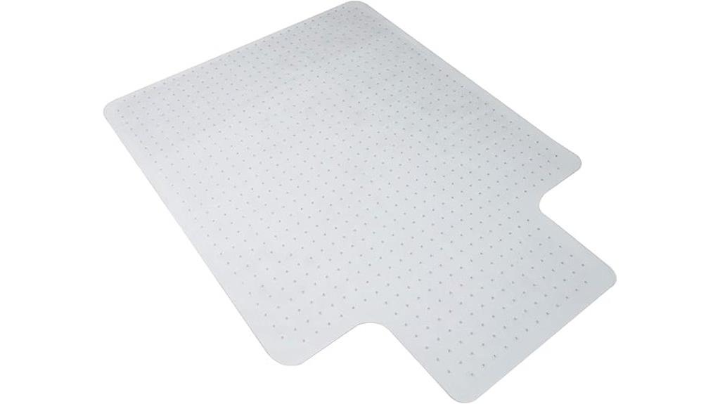 carpeted floor office mat