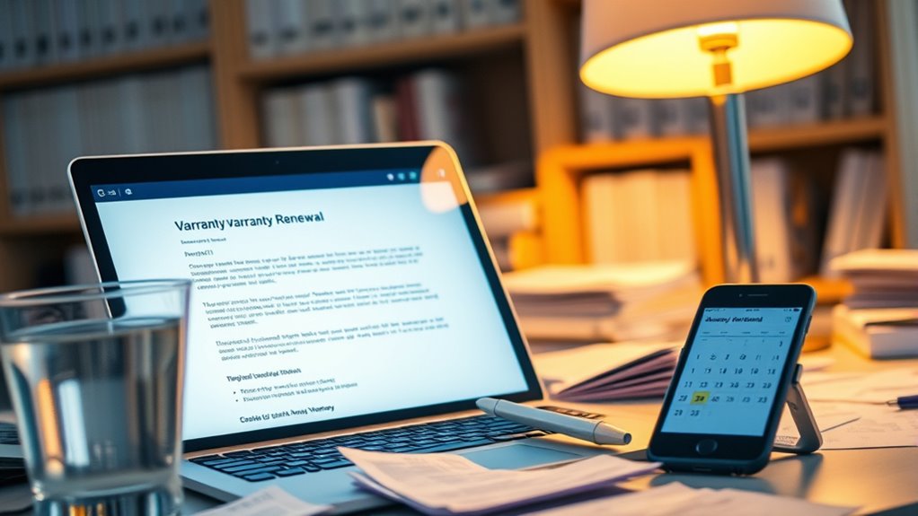 check warranty renewal terms