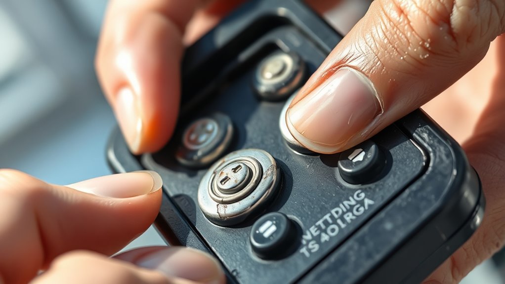 clean battery contacts properly