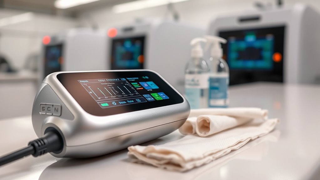 clean disinfect maintain accuracy