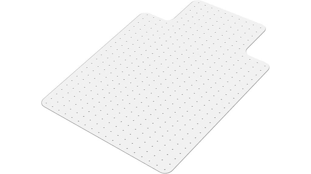 clear carpet chair mat