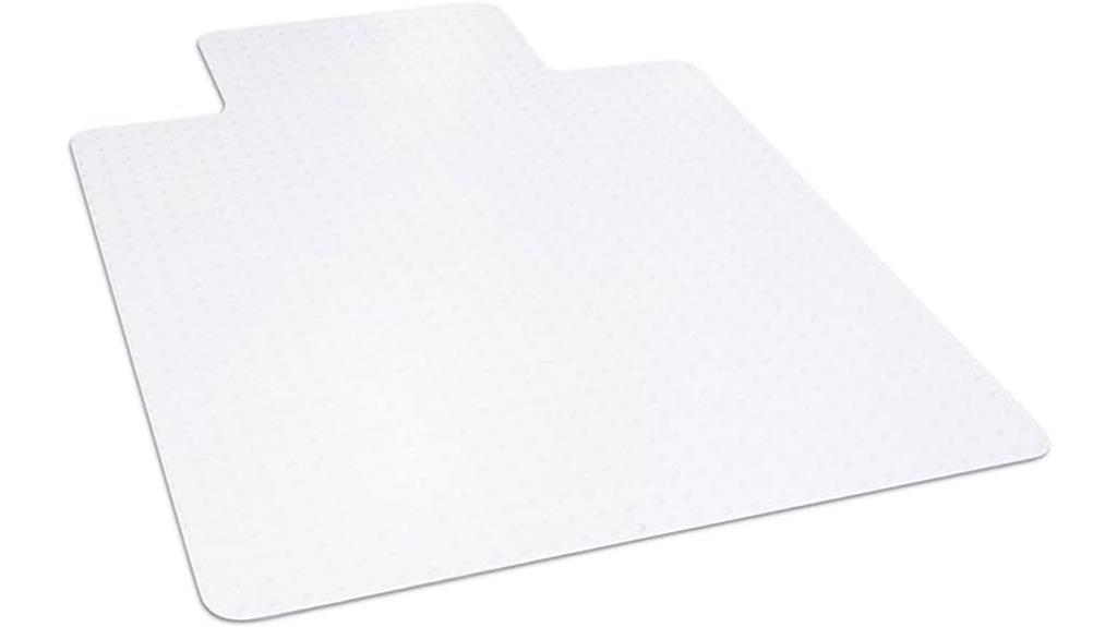 clear low pile carpet mat