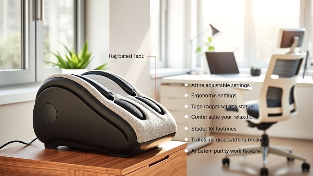 comfortable customizable calf massager
