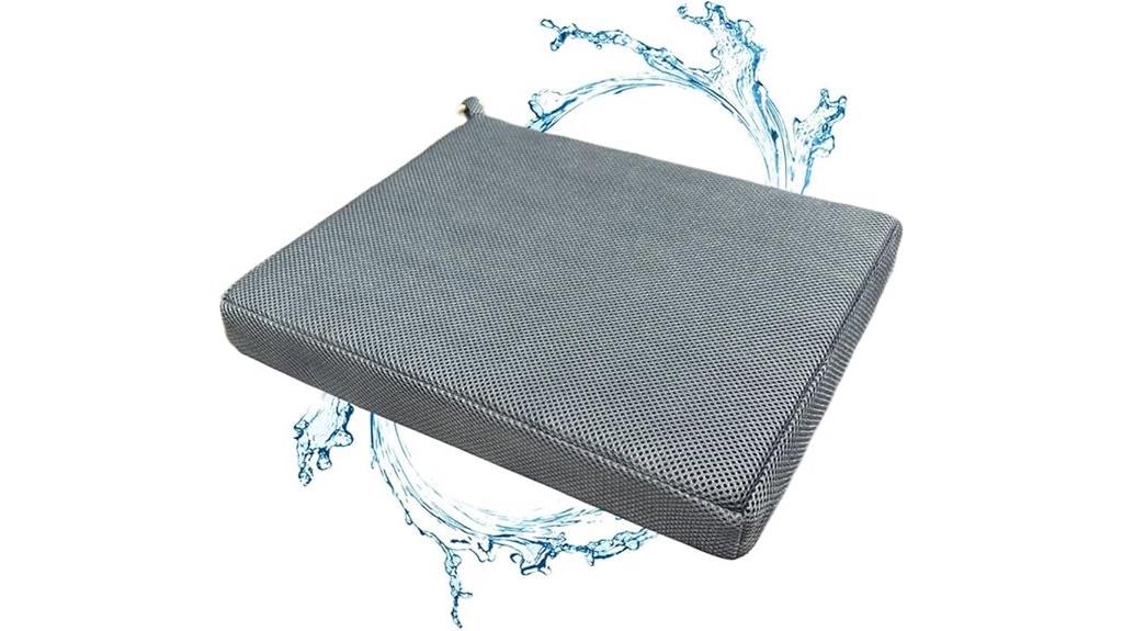 comfortable elderly shower cushion