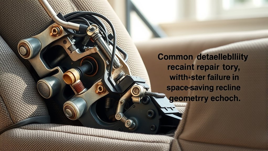 common recline mechanism failures
