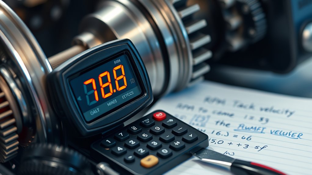 convert rpm to velocity