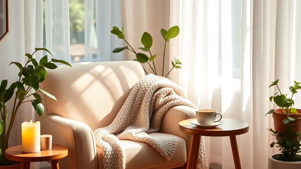 create a calming organized sanctuary