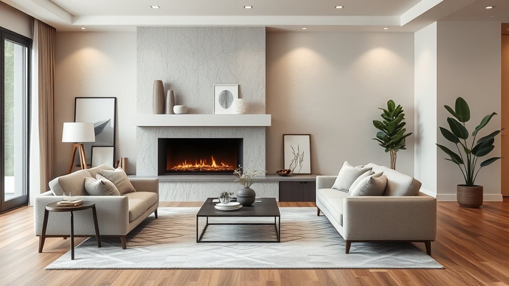 create balanced visual anchors