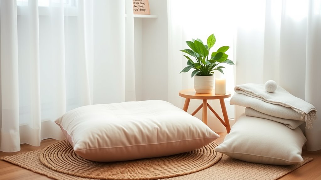 create calm relaxing space