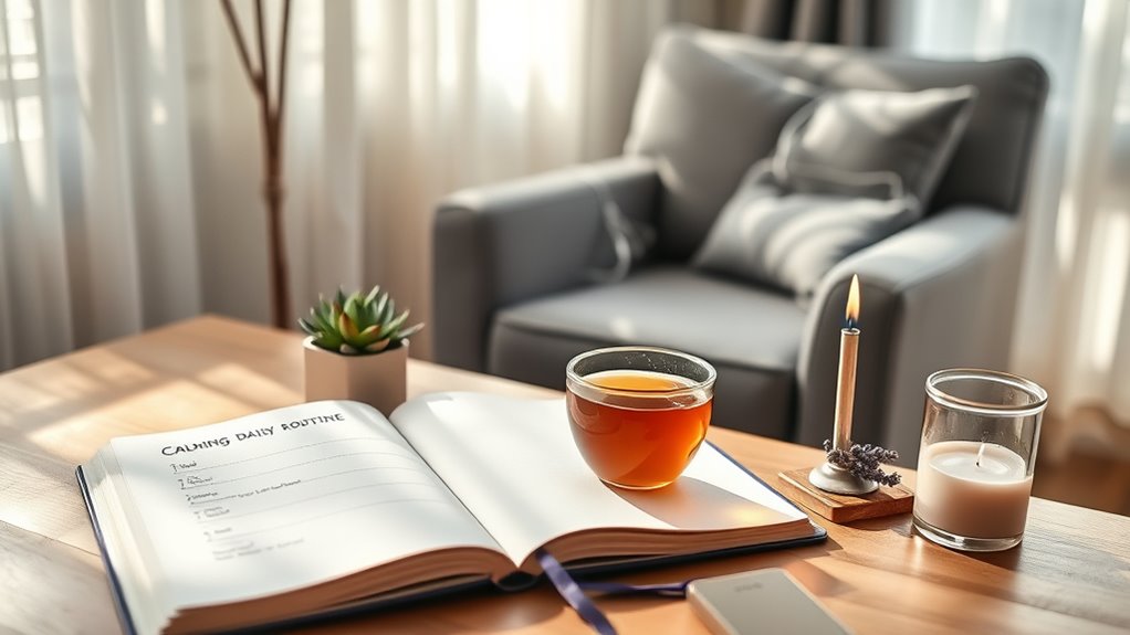 daily relaxation routine planning