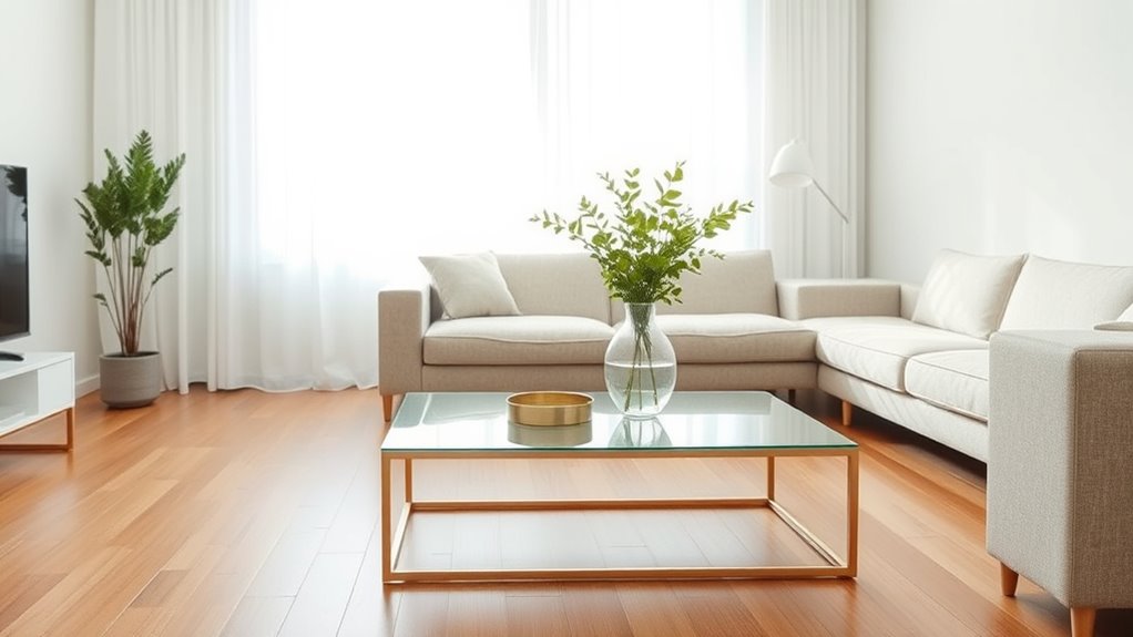 declutter for easier cleaning