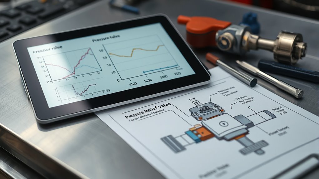 determine relief valve flow