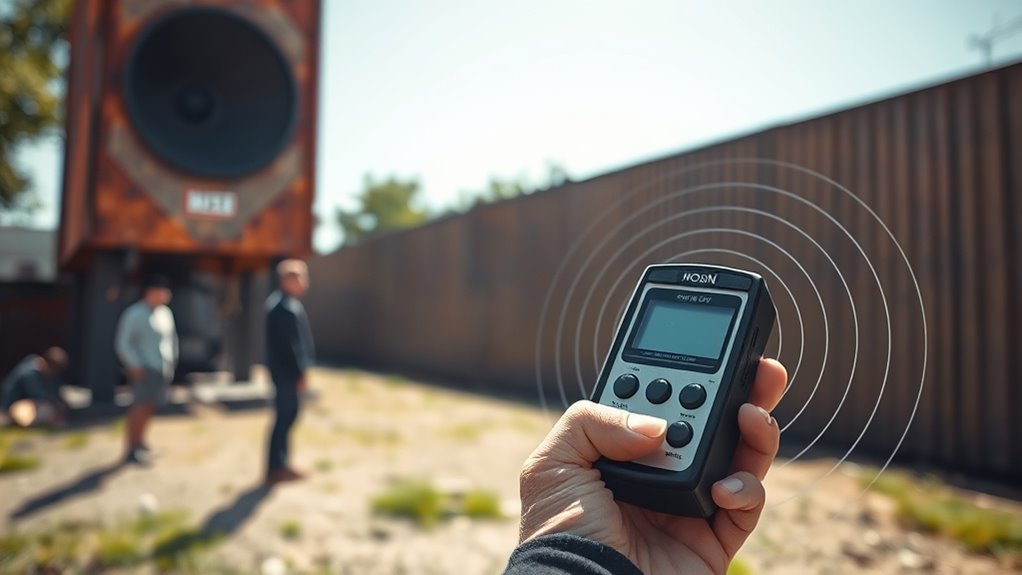 distance does not always reduce noise