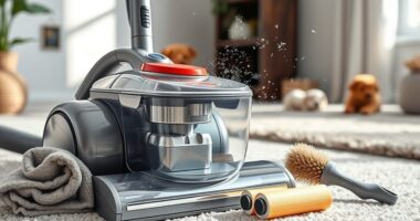 dust and pet hair management