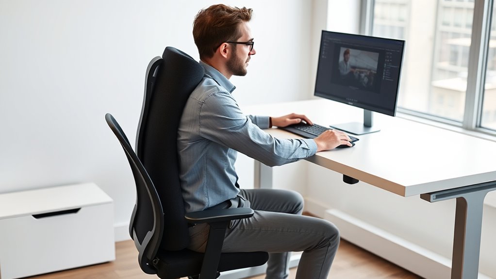 ergonomic accessories promote proper posture