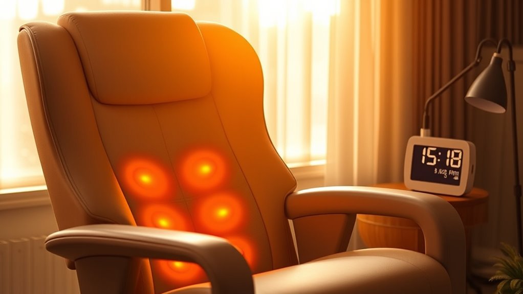 ergonomic supportive heat chair