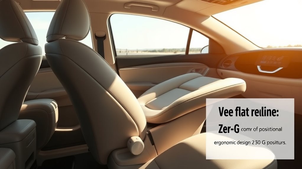 flat recline enhances child safety