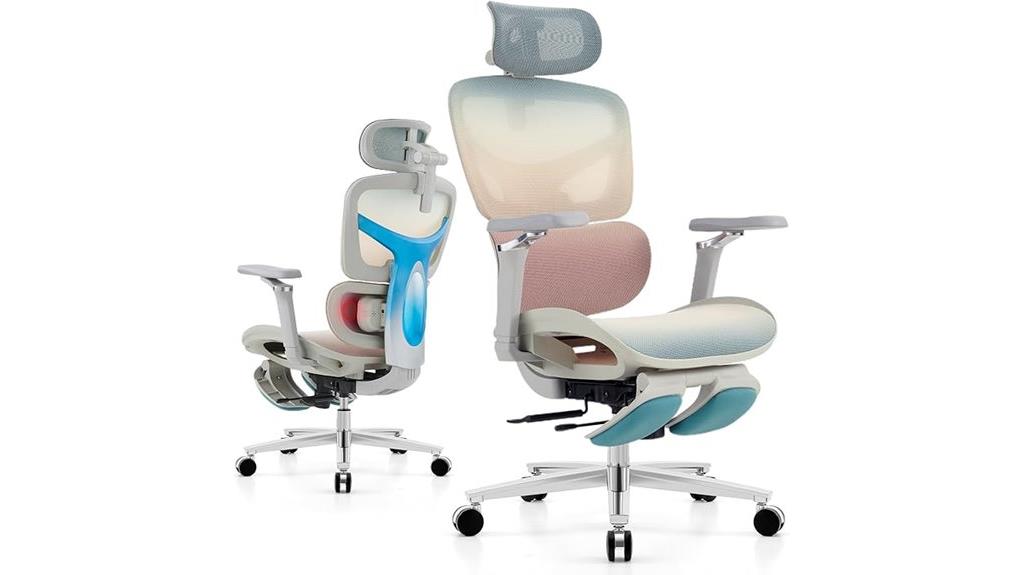 gray rainbow massage chair