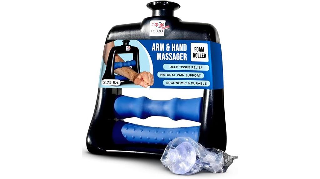 hand and arm massage device