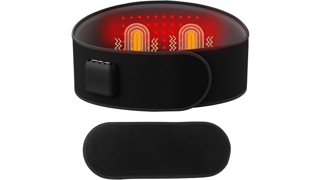 heated back massage belt