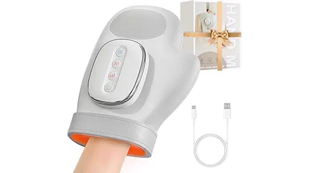heated hand compression massager