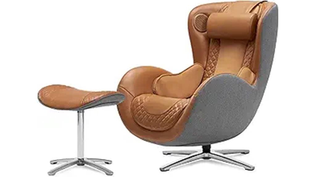 heated massage chair set