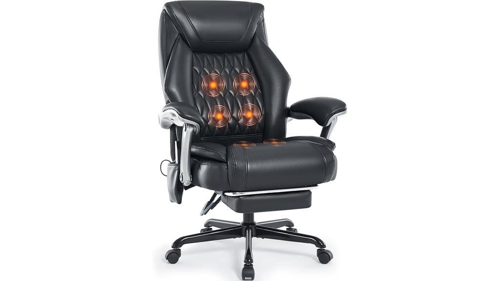 heated massage ergonomic recliner