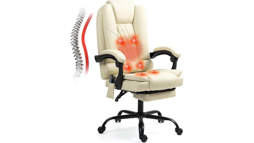 heated massage office chair
