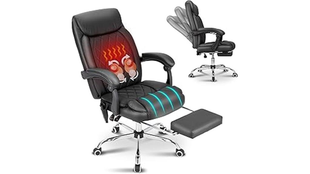 heated reclining massage chair