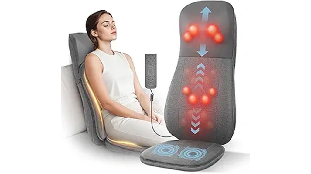 heated shiatsu massage cushion