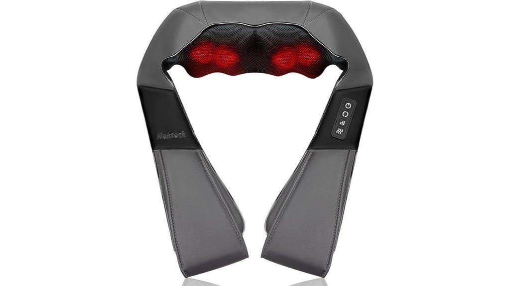 heated shiatsu neck massager
