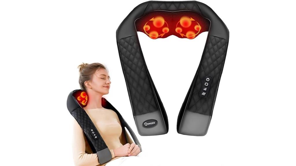 heated shiatsu neck massager