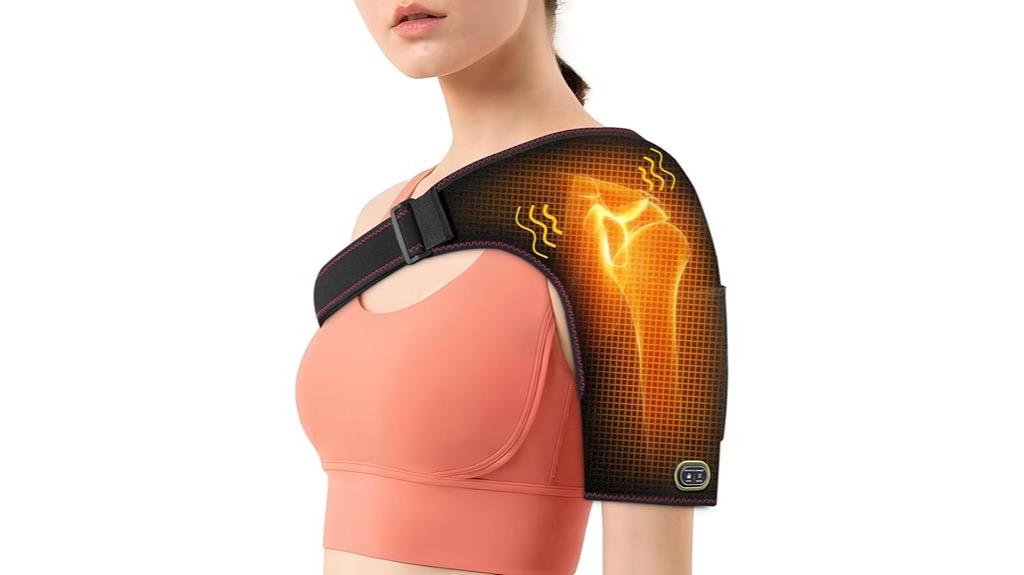 heated shoulder massager wrap