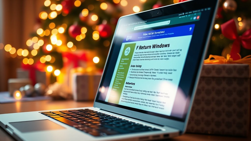 holiday sales may alter return deadlines