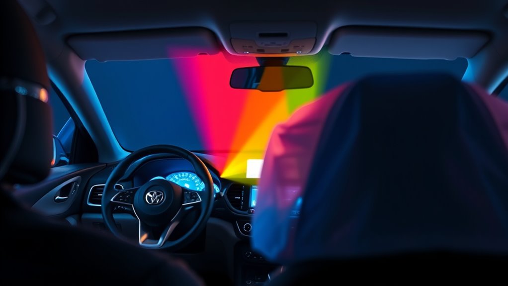 impact sensors trigger airbags