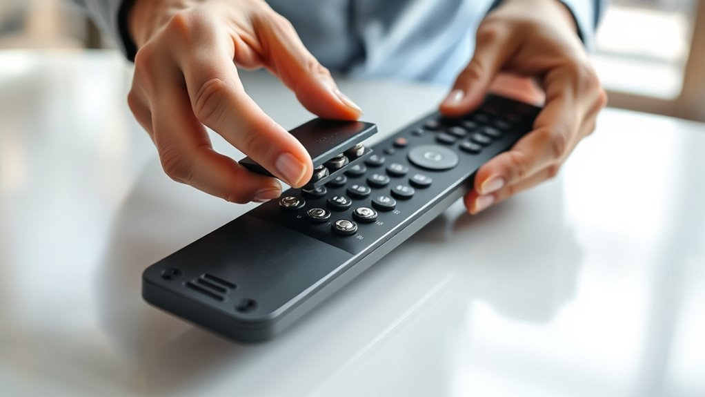 insert batteries correctly orientation