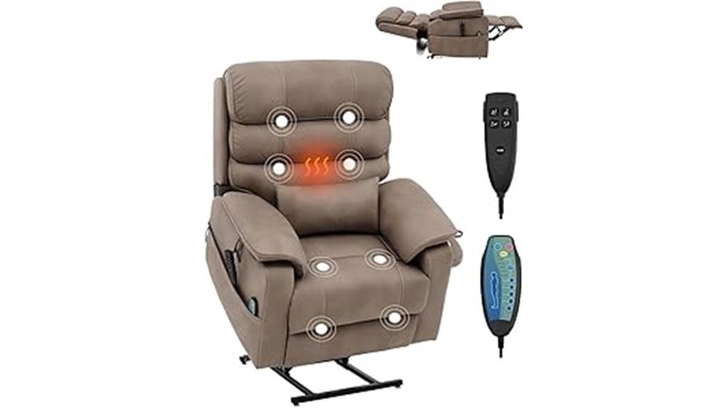lift recliner with heat