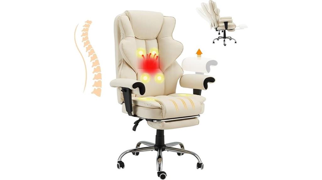 luxury reclining office chair