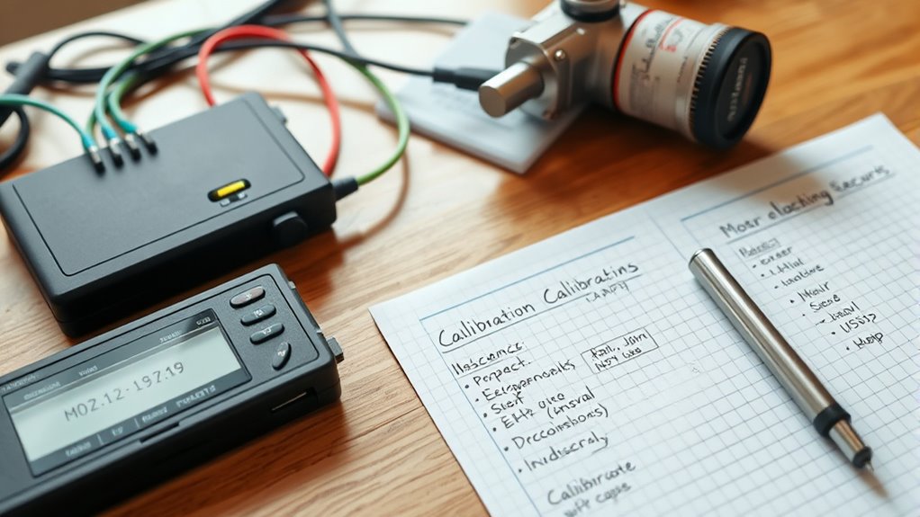 maintain detailed calibration records