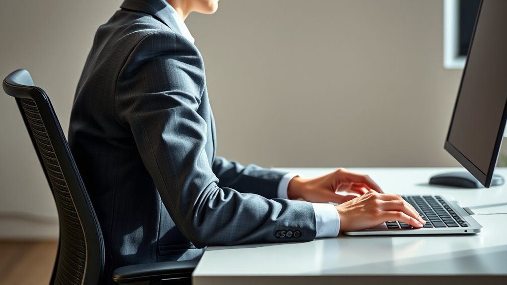 maintain ergonomic wrist alignment