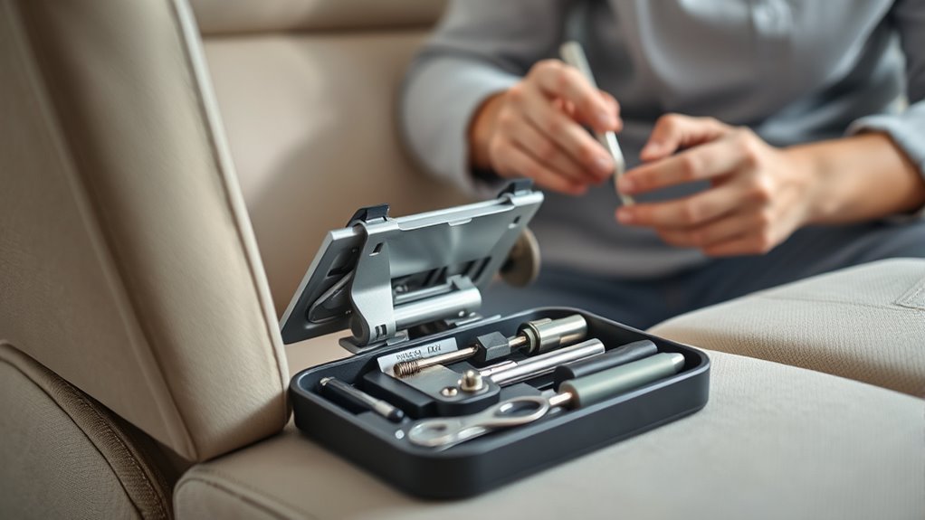 maintain recline mechanism regularly